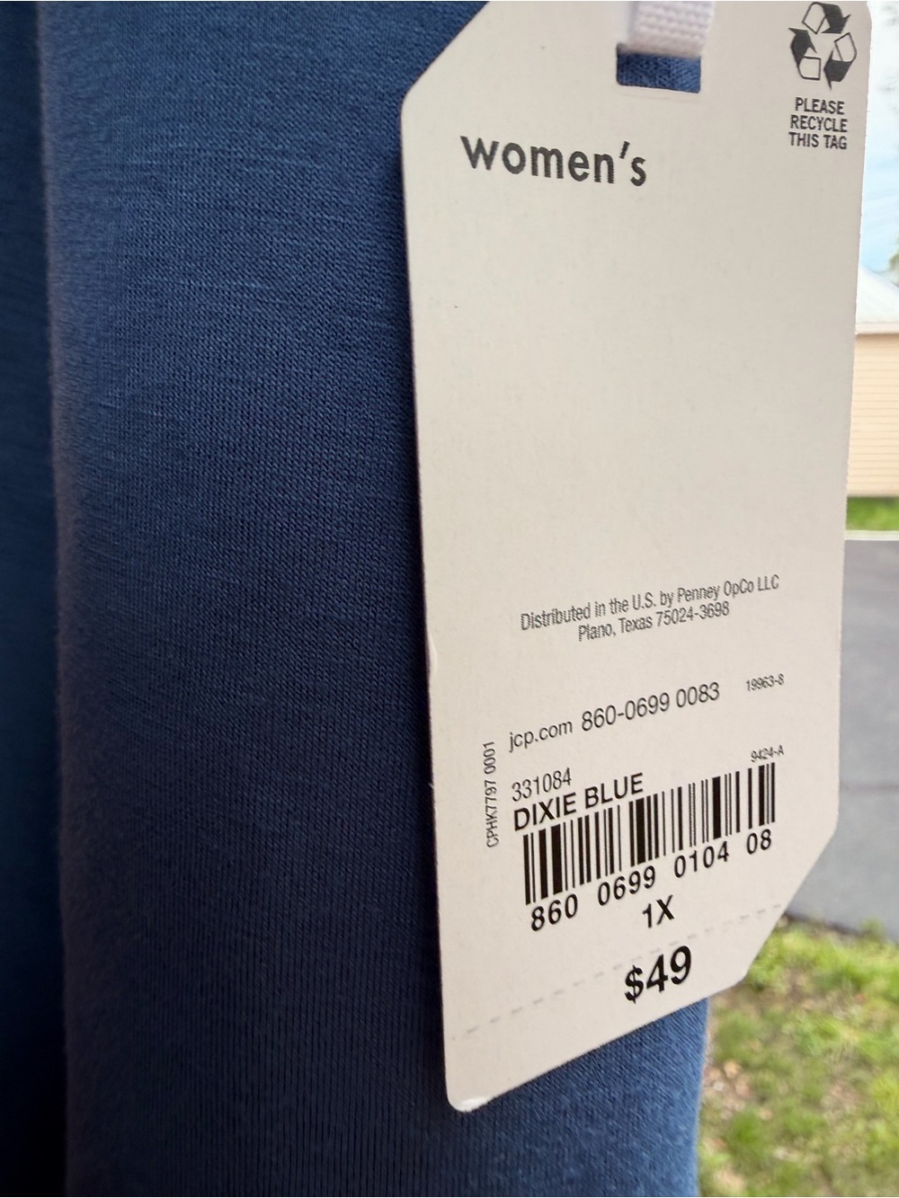 STYLUS Women's Top in Denim Blue